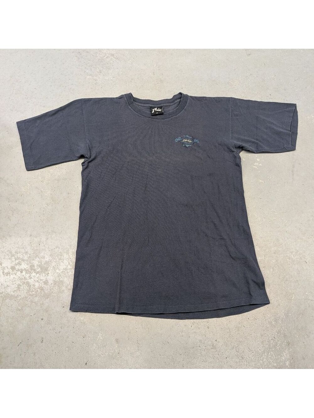 Vintage 90s Rusty Surfboards Made in USA Faded T-shirt